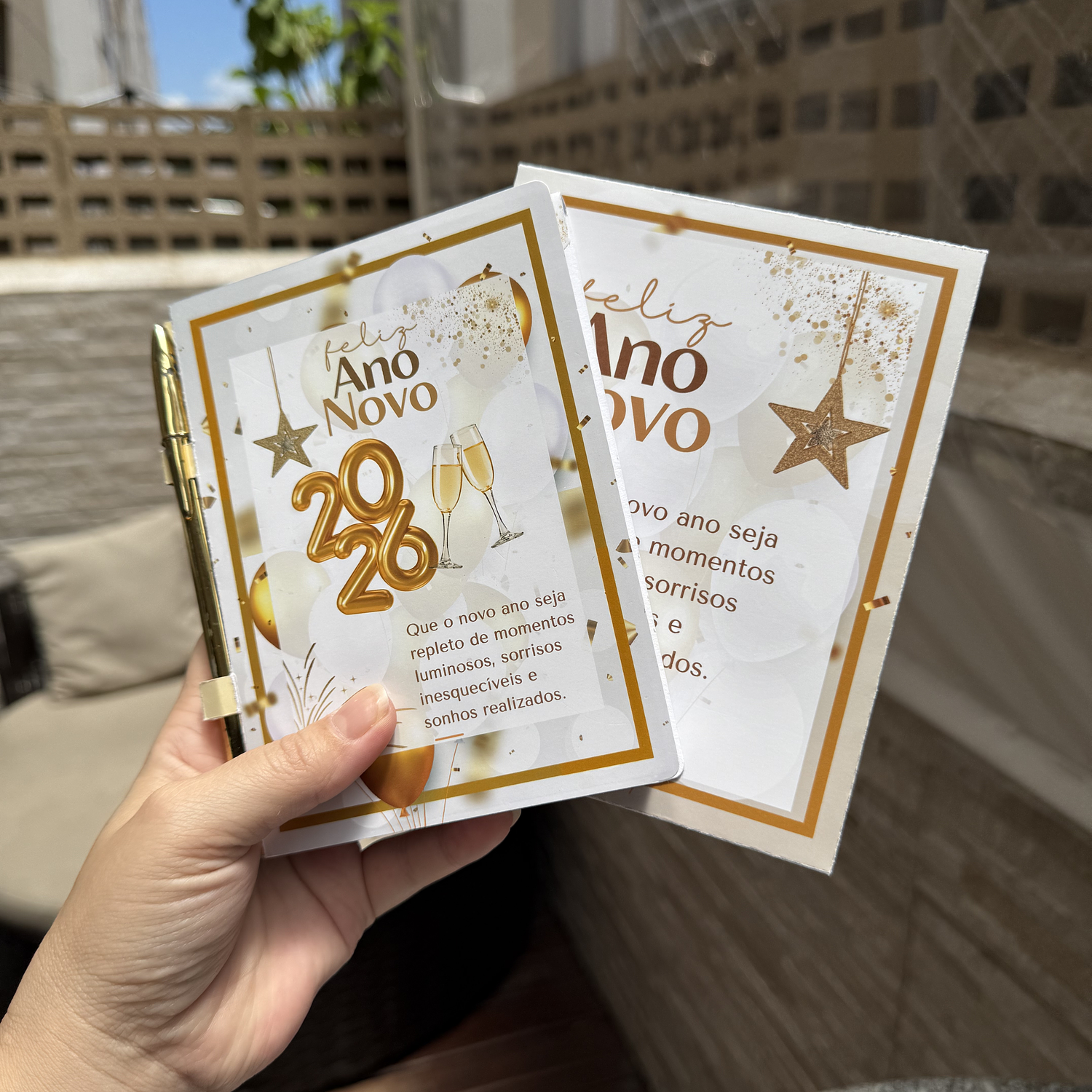 Arquivo Ano Novo 2026 Combo Bloco A6 e 7x10cm - De Rocha 5