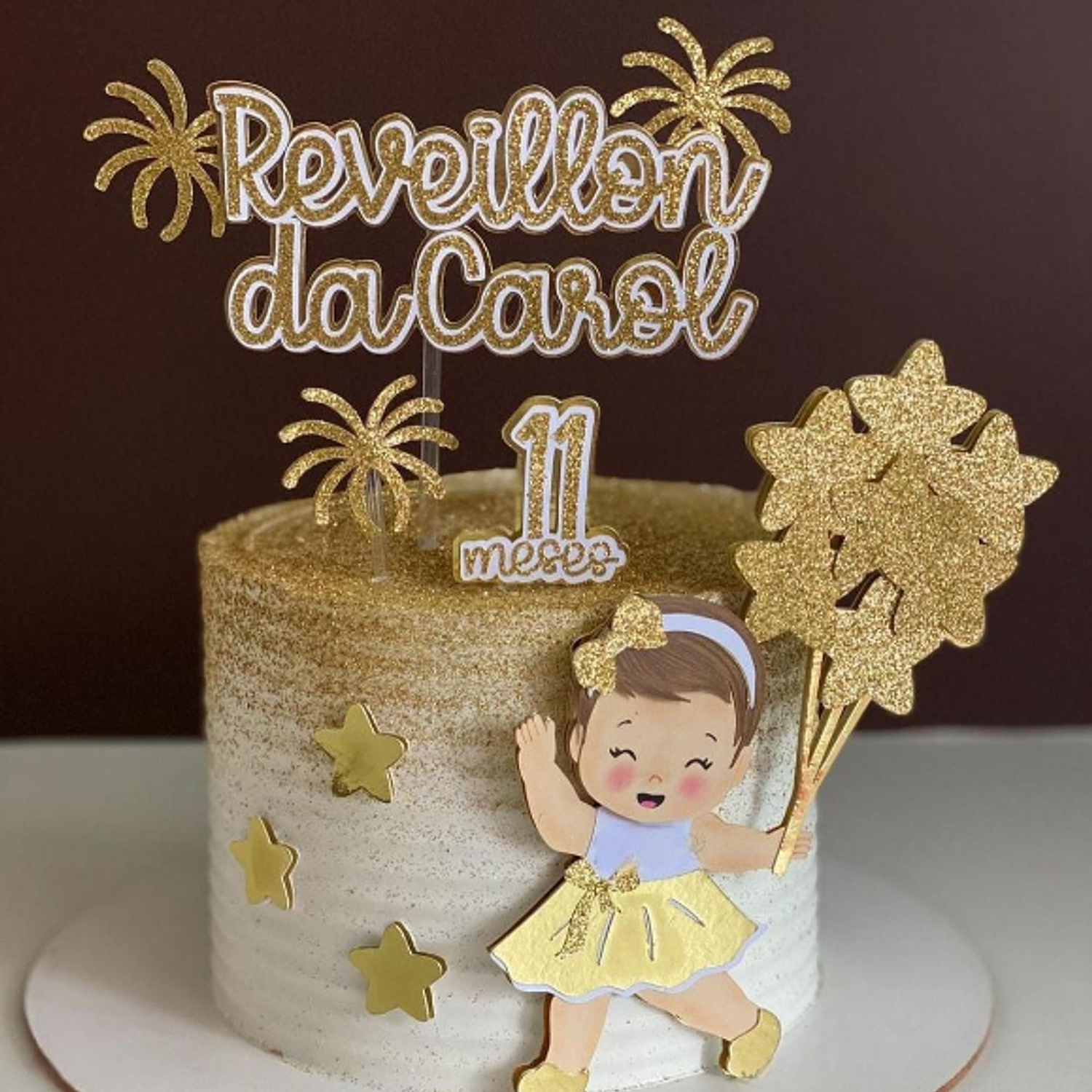 Aquivo Topo Bebê Menina Reveillon 