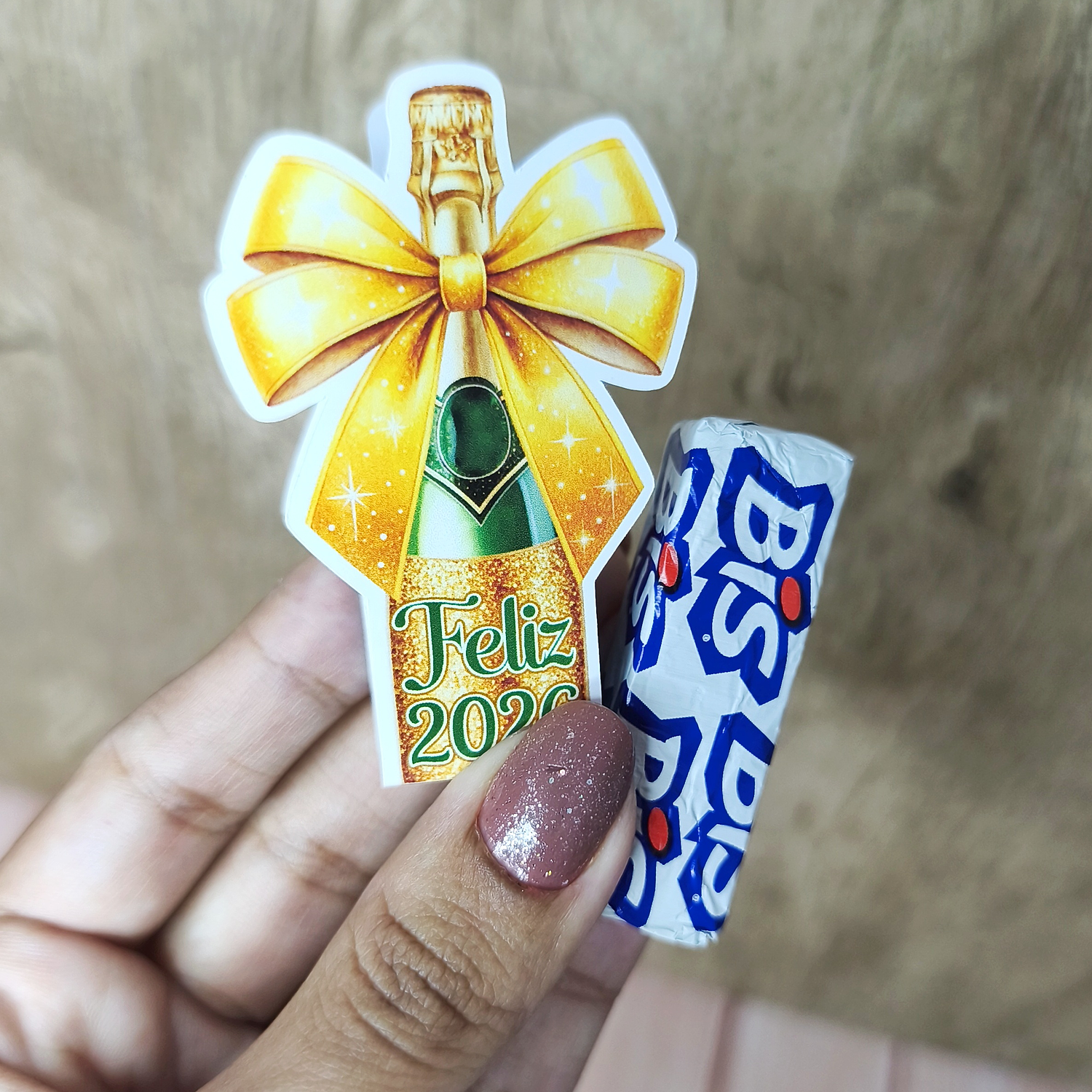 Arquivo Garrafinha De Champanhe Bis Ano Novo 2026  2