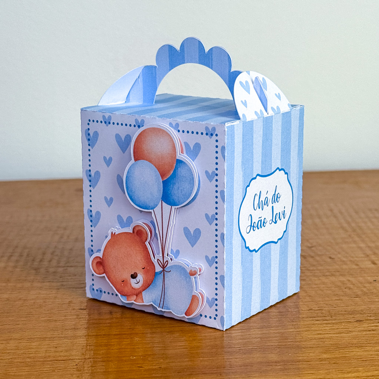 Arquivo Chá de Bebê Ursinho Azul - Juliana artes     3