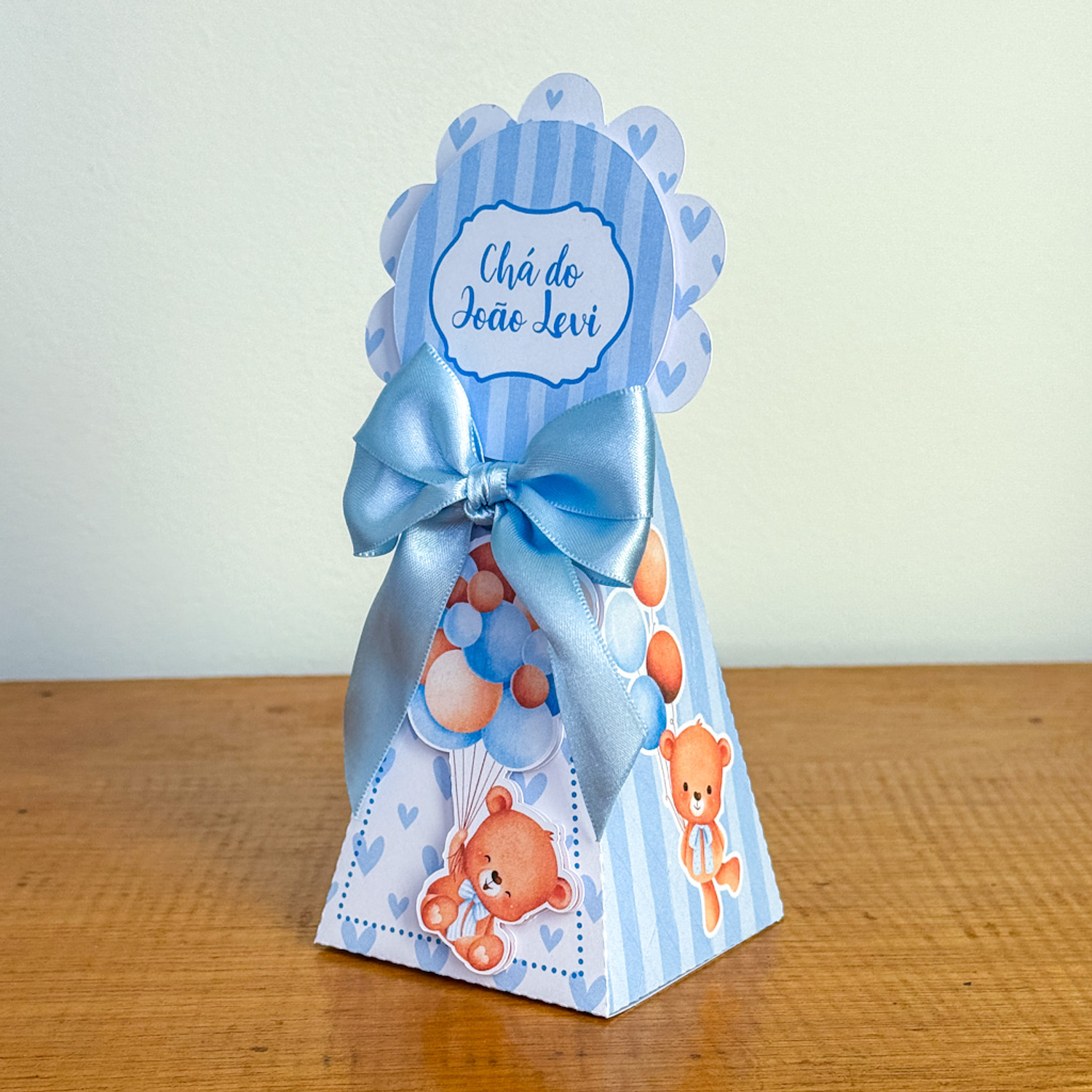 Arquivo Chá de Bebê Ursinho Azul - Juliana artes     5