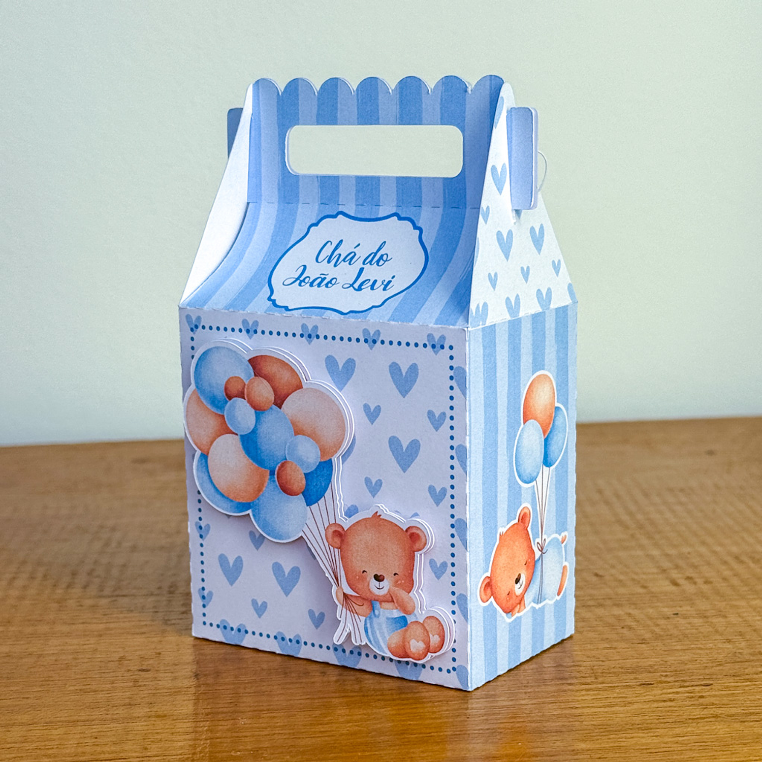 Arquivo Chá de Bebê Ursinho Azul - Juliana artes     6