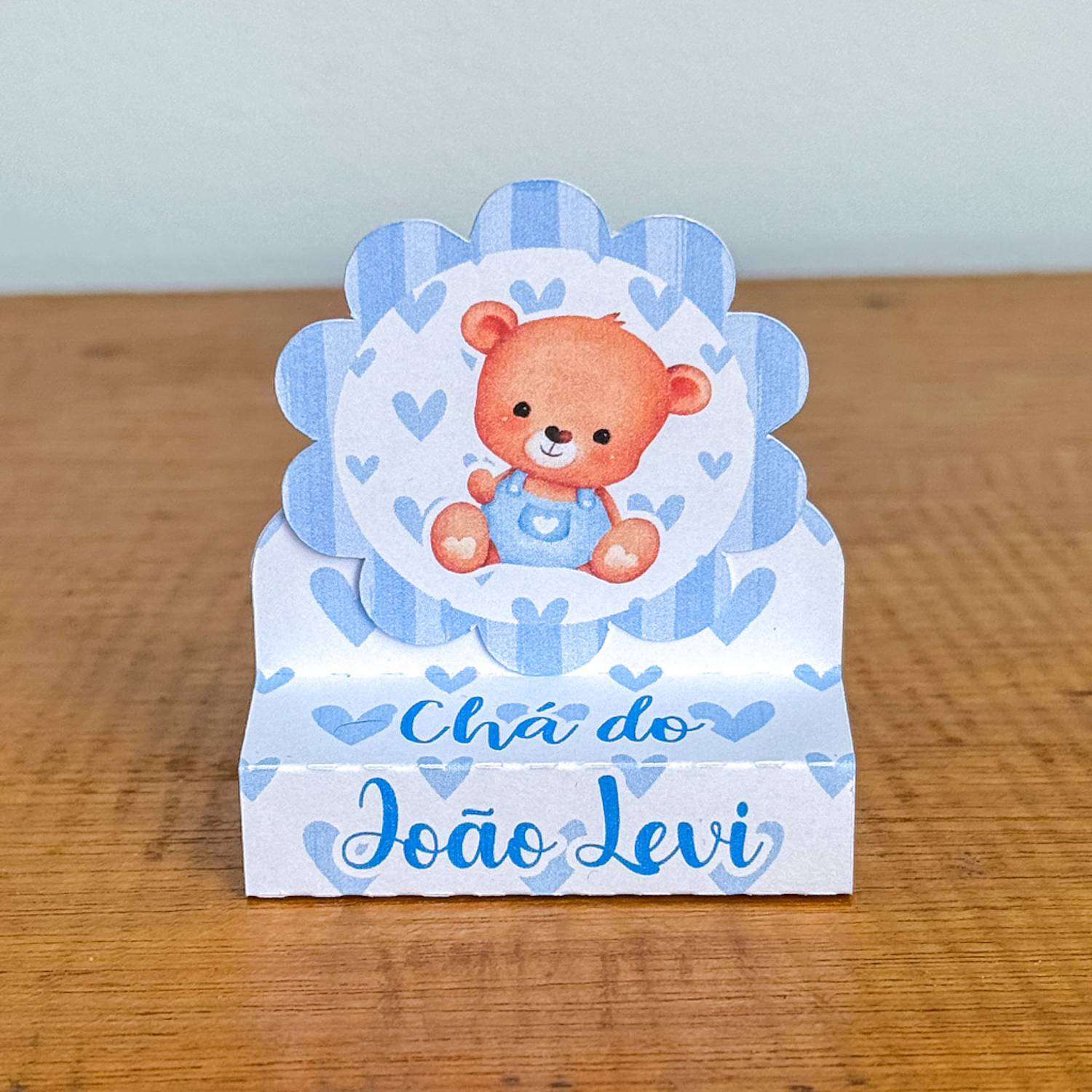 Arquivo Chá de Bebê Ursinho Azul - Juliana artes     8