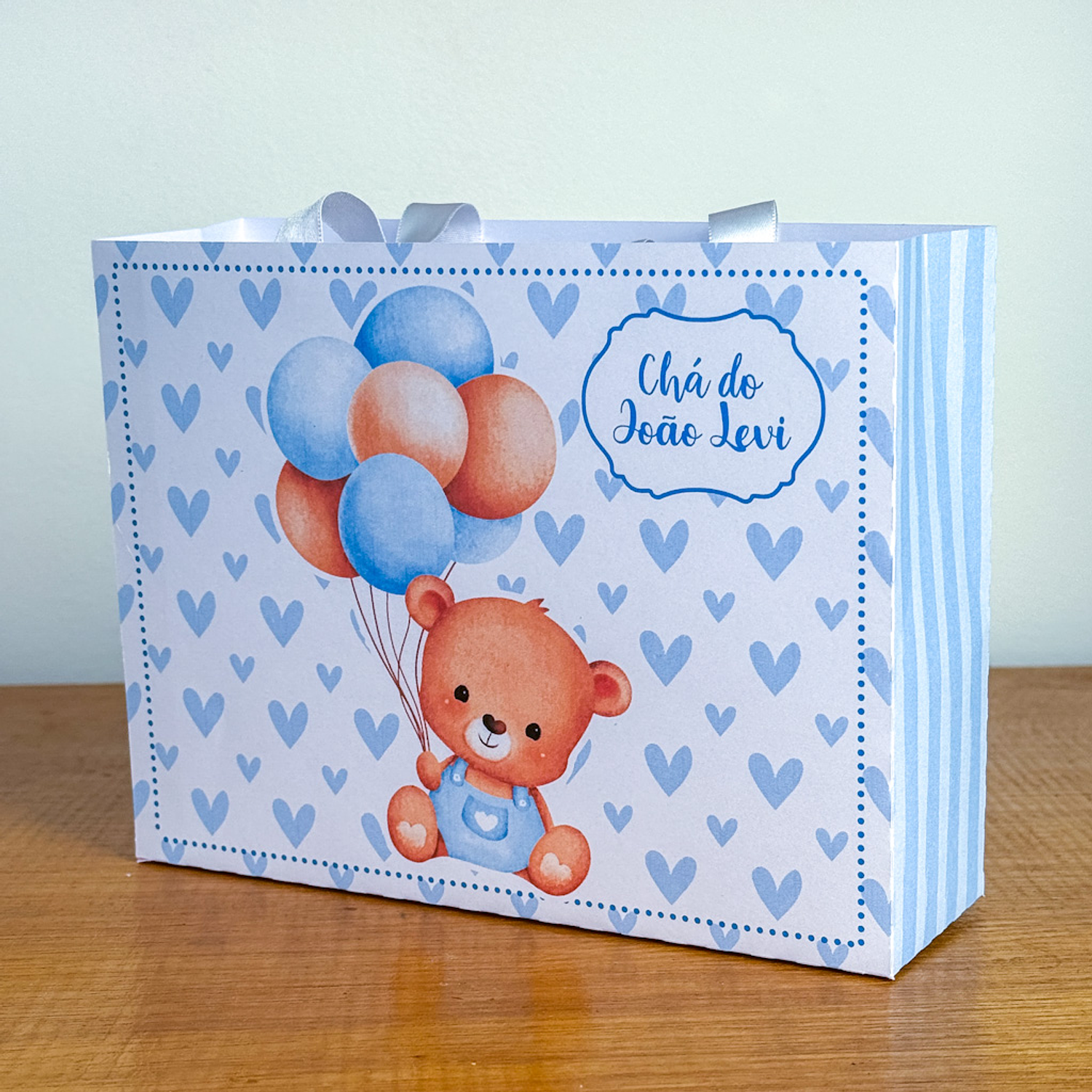 Arquivo Chá de Bebê Ursinho Azul - Juliana artes     9