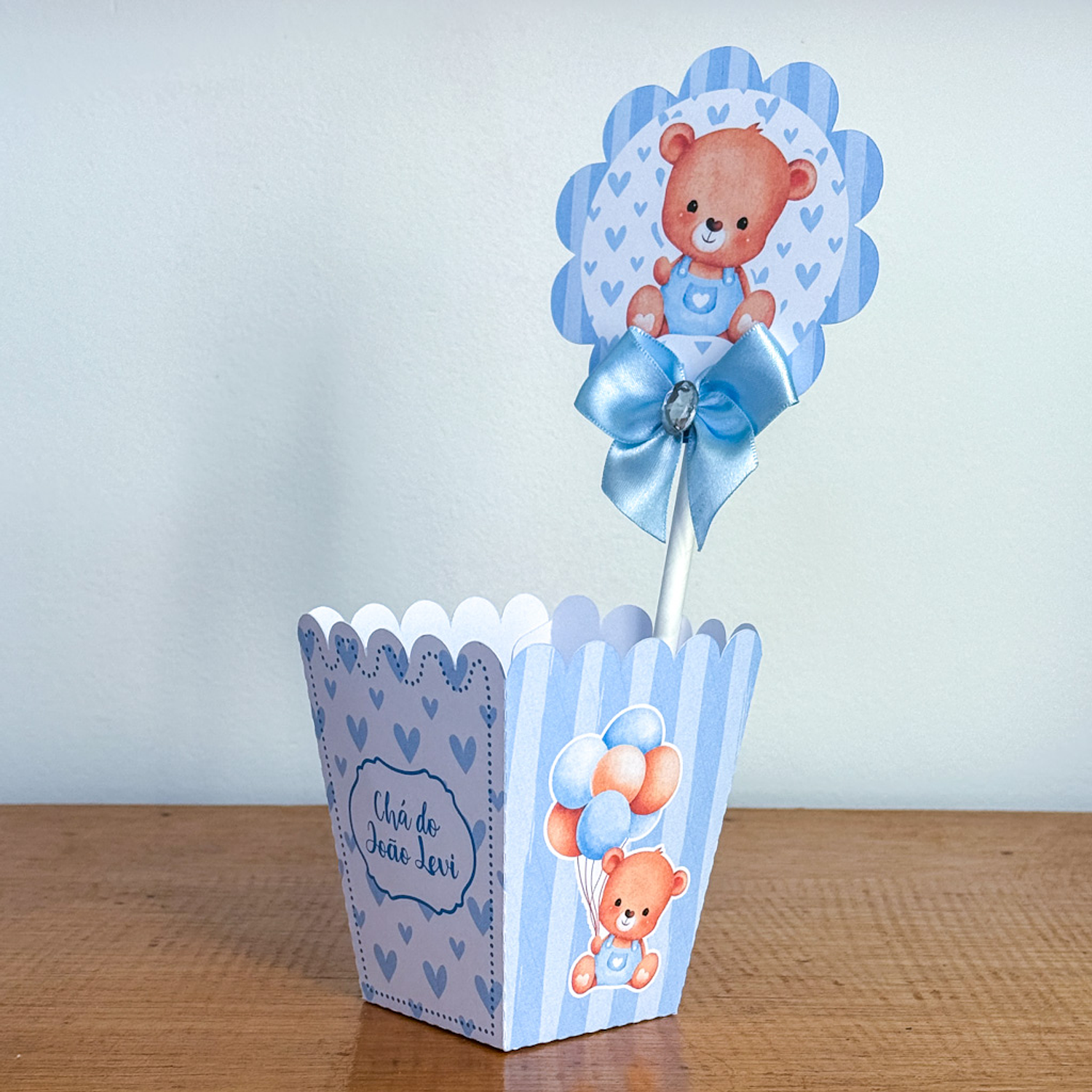 Arquivo Chá de Bebê Ursinho Azul - Juliana artes     11