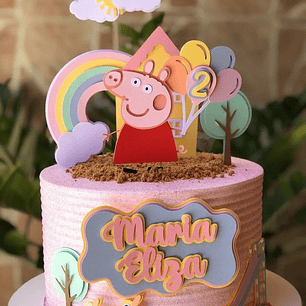 Arquivo Topo Peppa Pig Candy Clean Camadas - Pdf e Studio