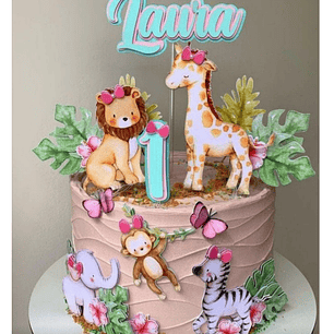 Arquivo Topo Safari Rosa Aquarela 