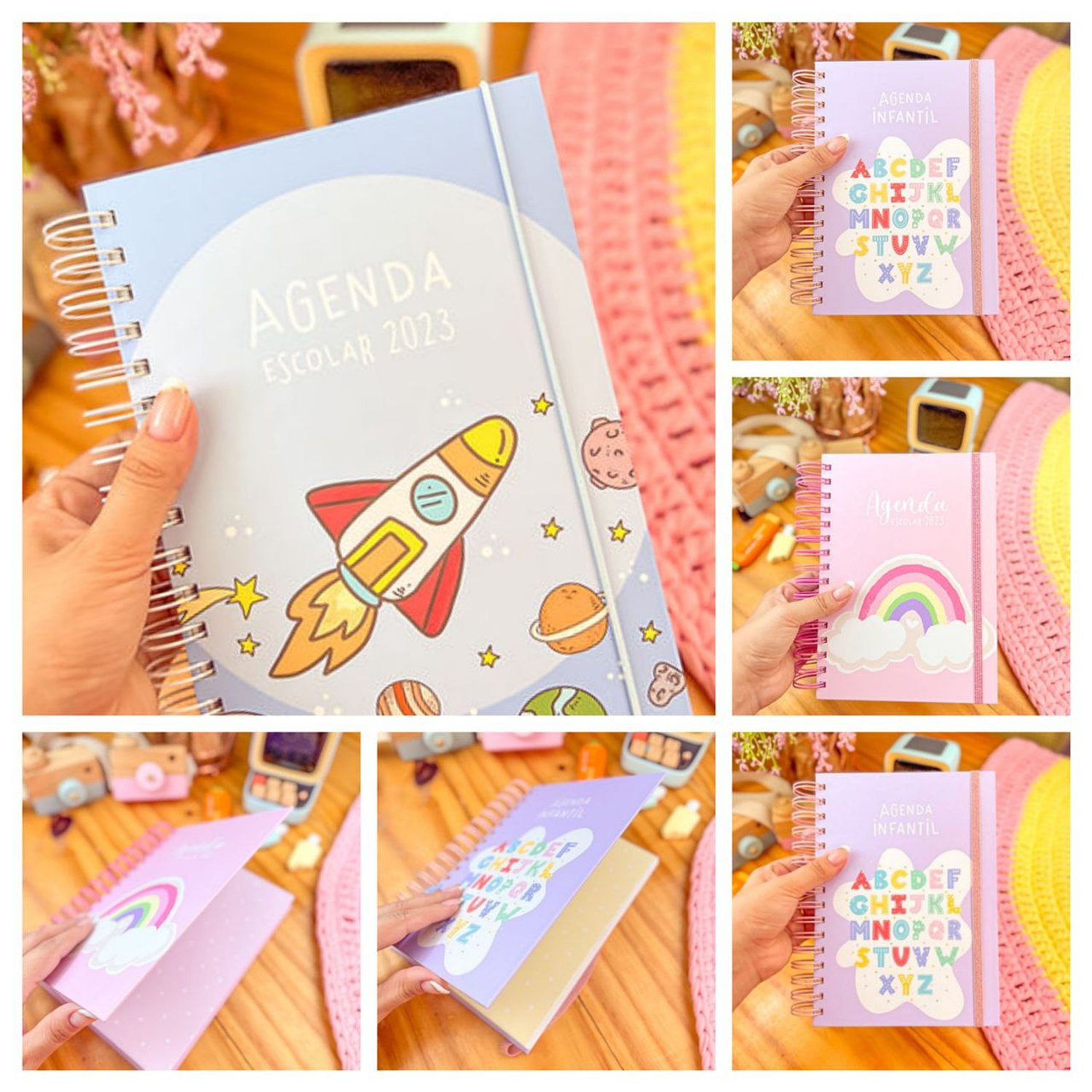 Encadernação Agenda Creche Não Datada - Estudio G19 5