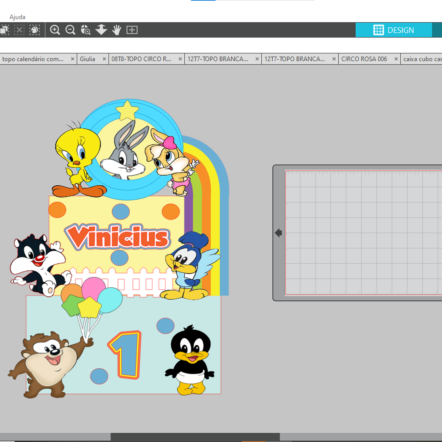 Arquivo Topo Looney tunes baby 2