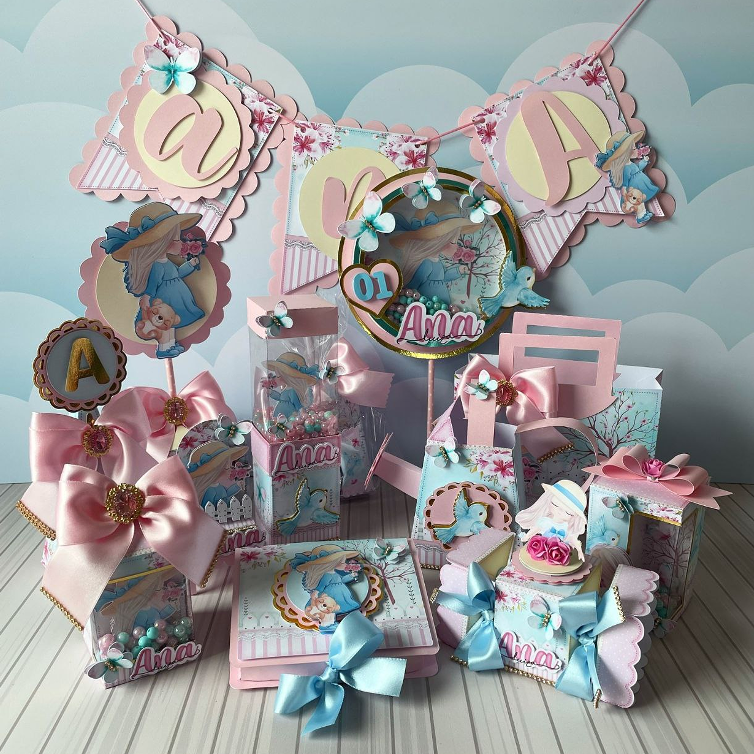 Arquivo Menina no Jardim- Luxo Supremo - Lina Criativa 6