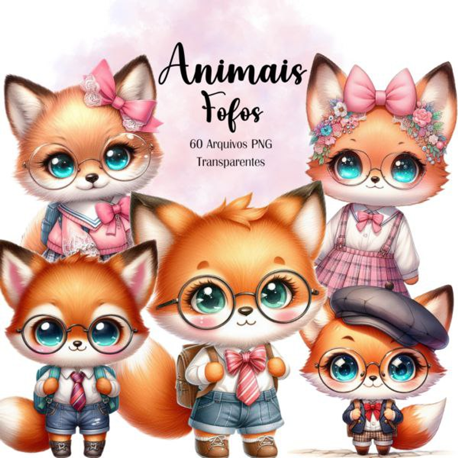 Mega Clipart Kit Digital Volta as Aulas - Caramelo Designer 4