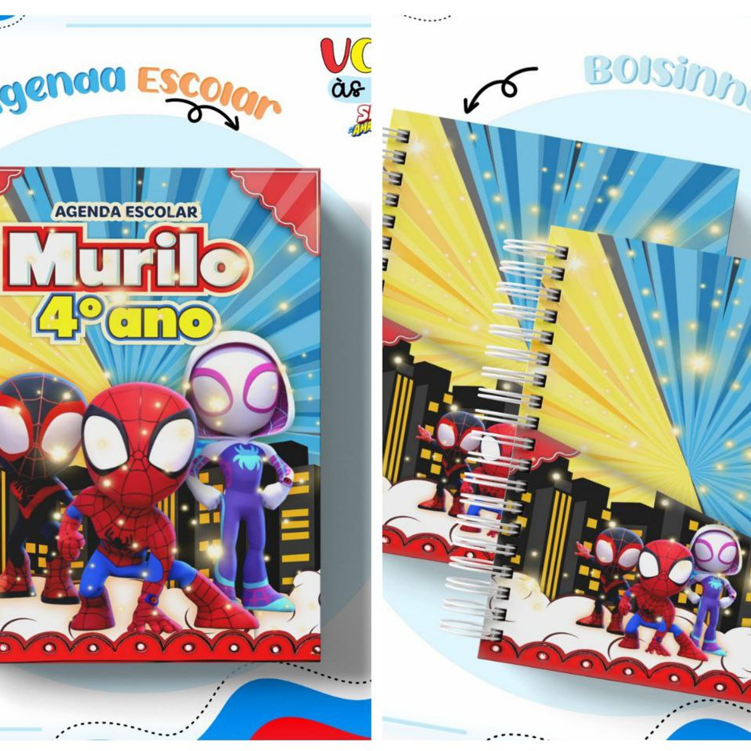 Encadernação Kit Spidey e Seus Amigos 4