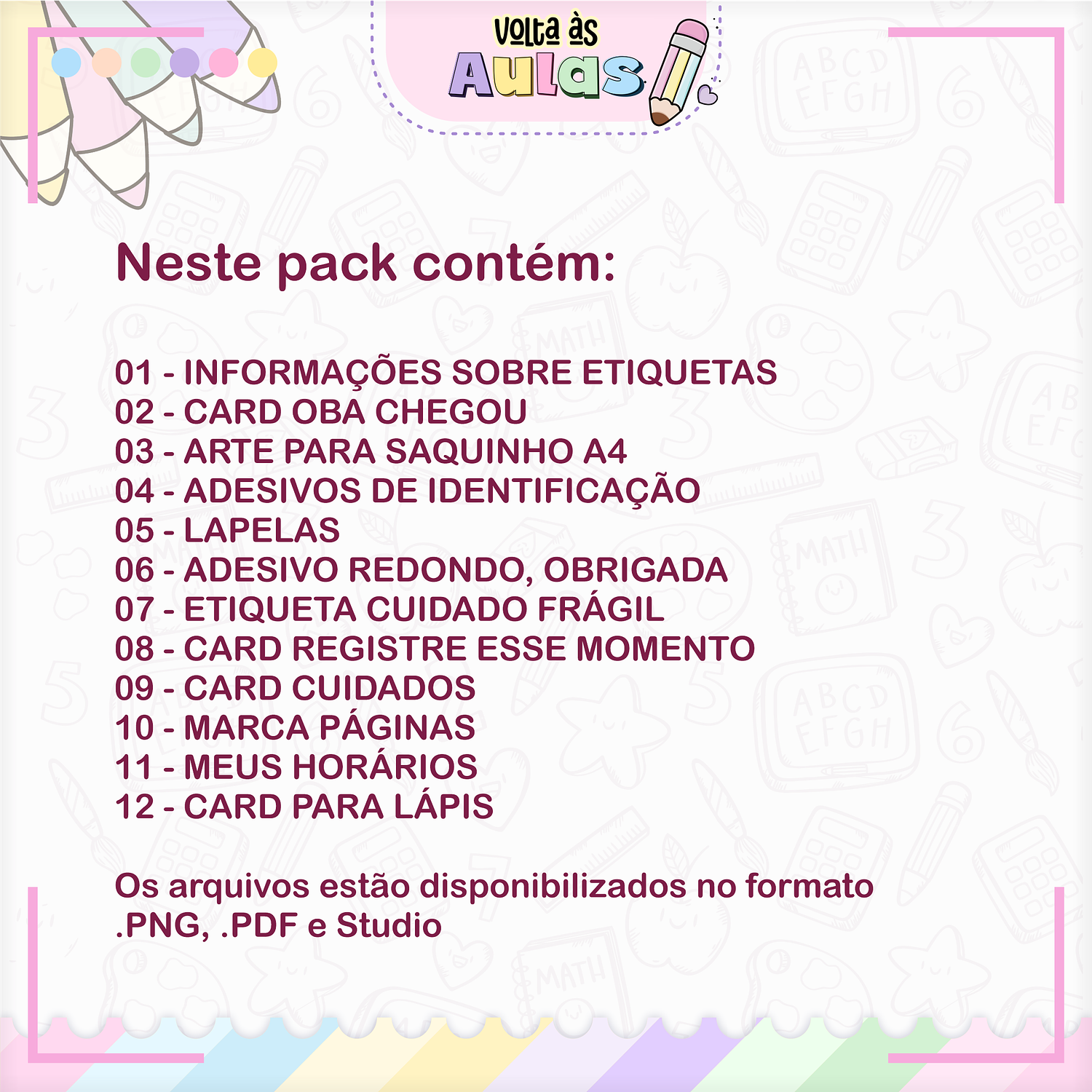 Arquivo Kit Unbox Volta as Aulas - Lina Criativa 6