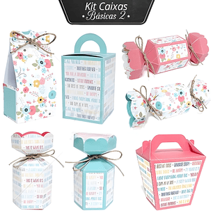 Arquivo Kit 7 Caixas Mimosas - Molde Limpo - Nilmara Quintela