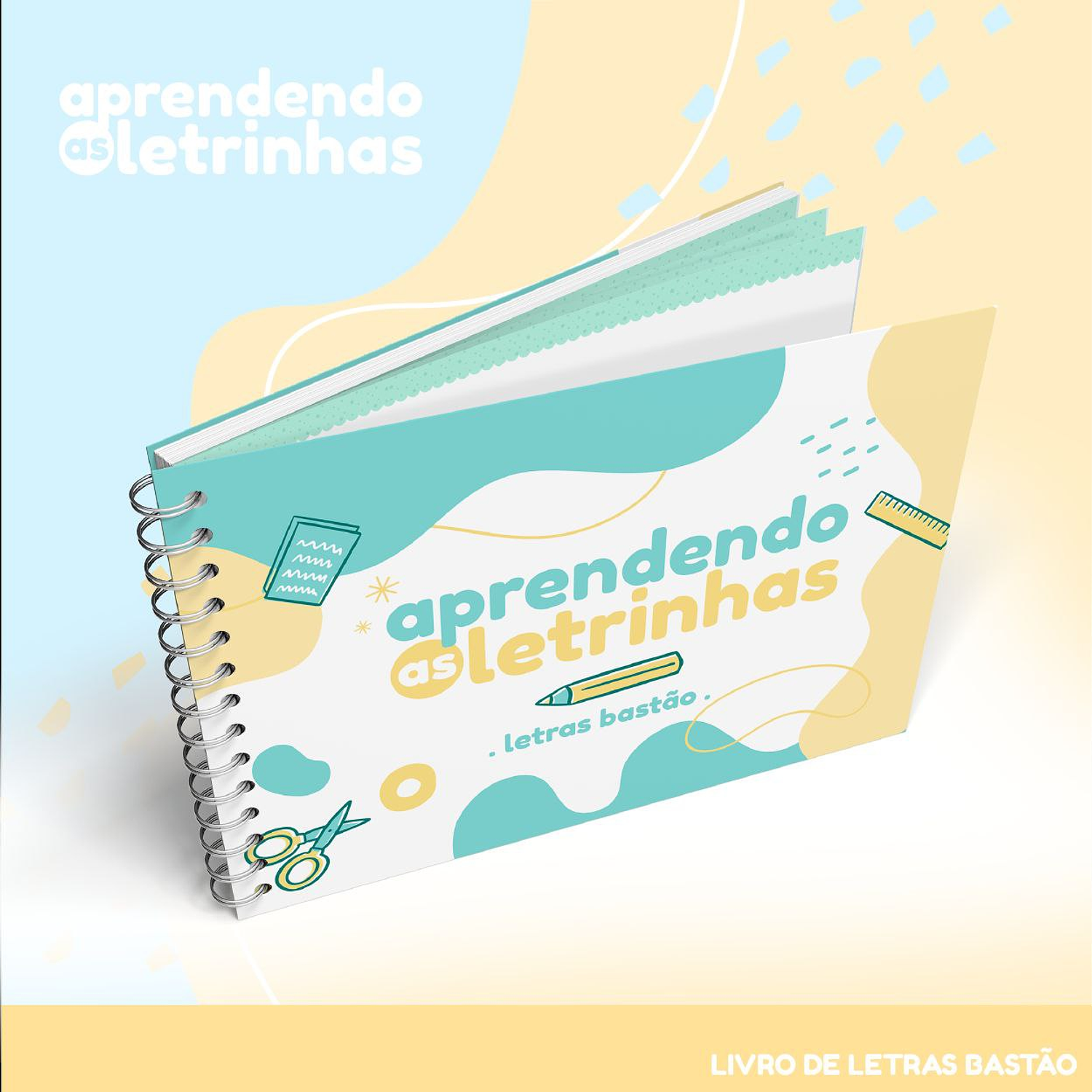Arquivo Encadernação Livro Aprendendo As Letrinhas 5