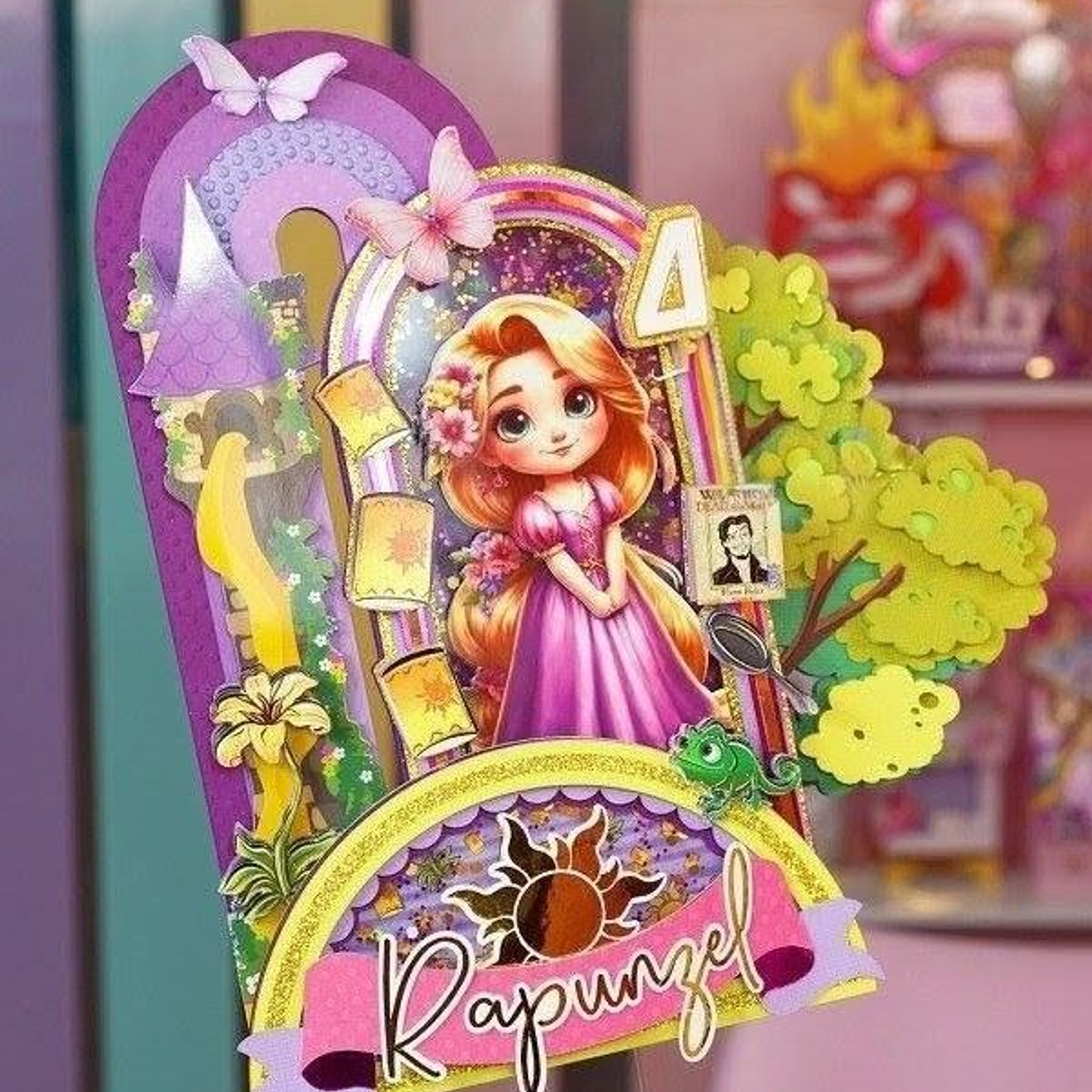 Arquivo Topo Cake Topper Rapunzel - Gloria Lobaton 1