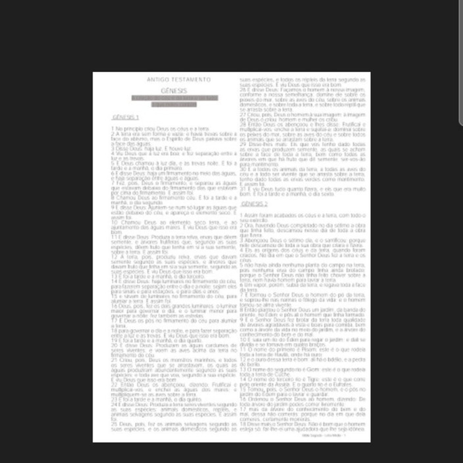 Encadernação Bíblia Leitura Confortável-letra Média 2