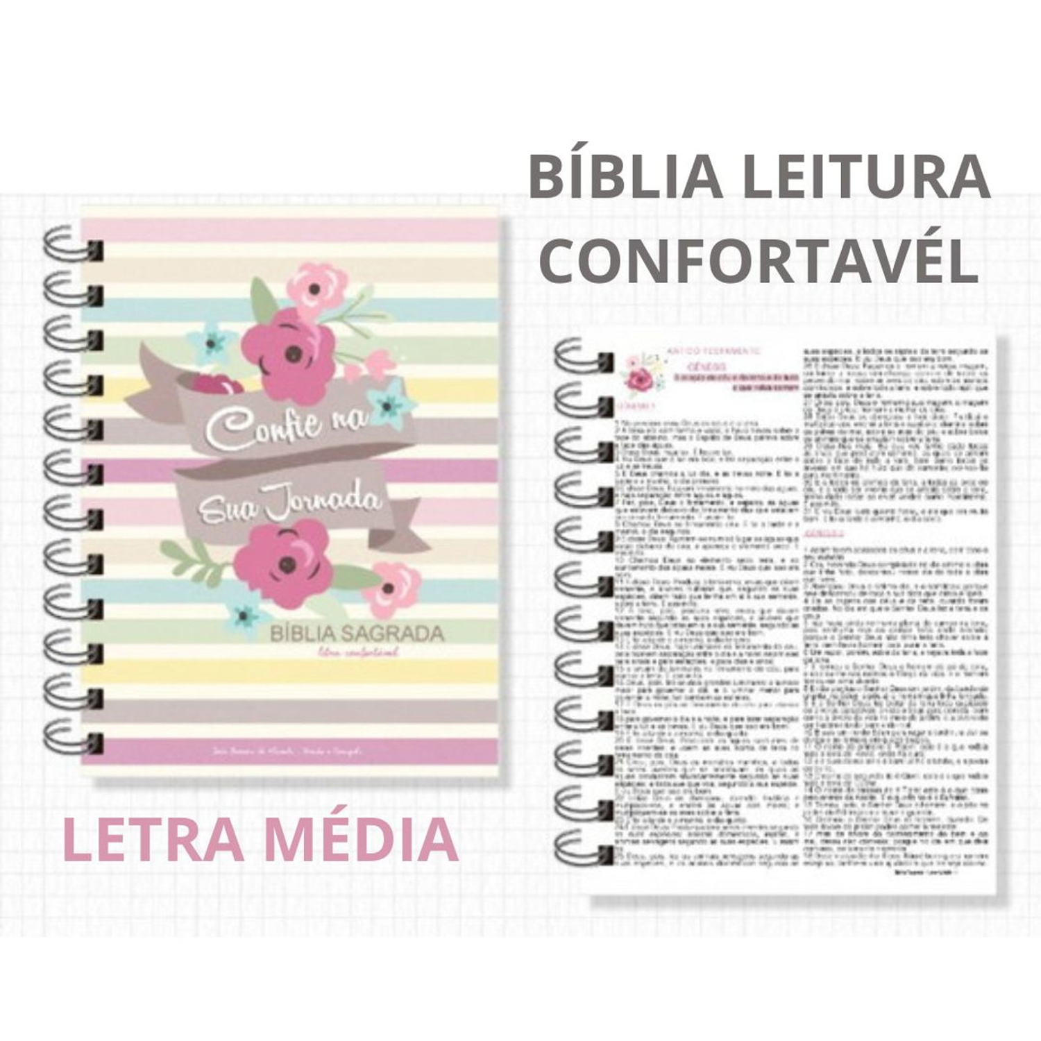Encadernação Bíblia Leitura Confortável-letra Média 3