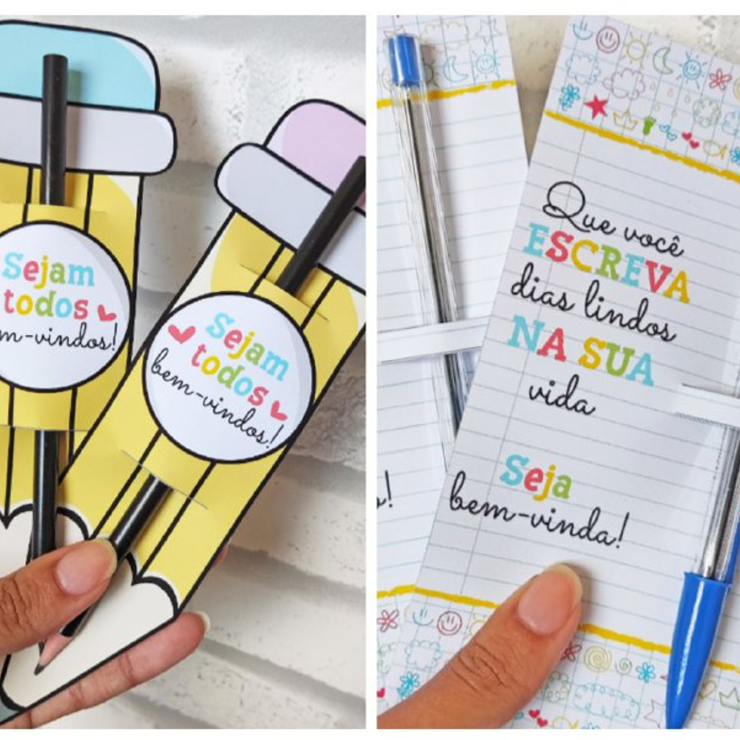 Arquivo Kit Card Recepção Volta as Aulas - Desenhitos da Jana 2