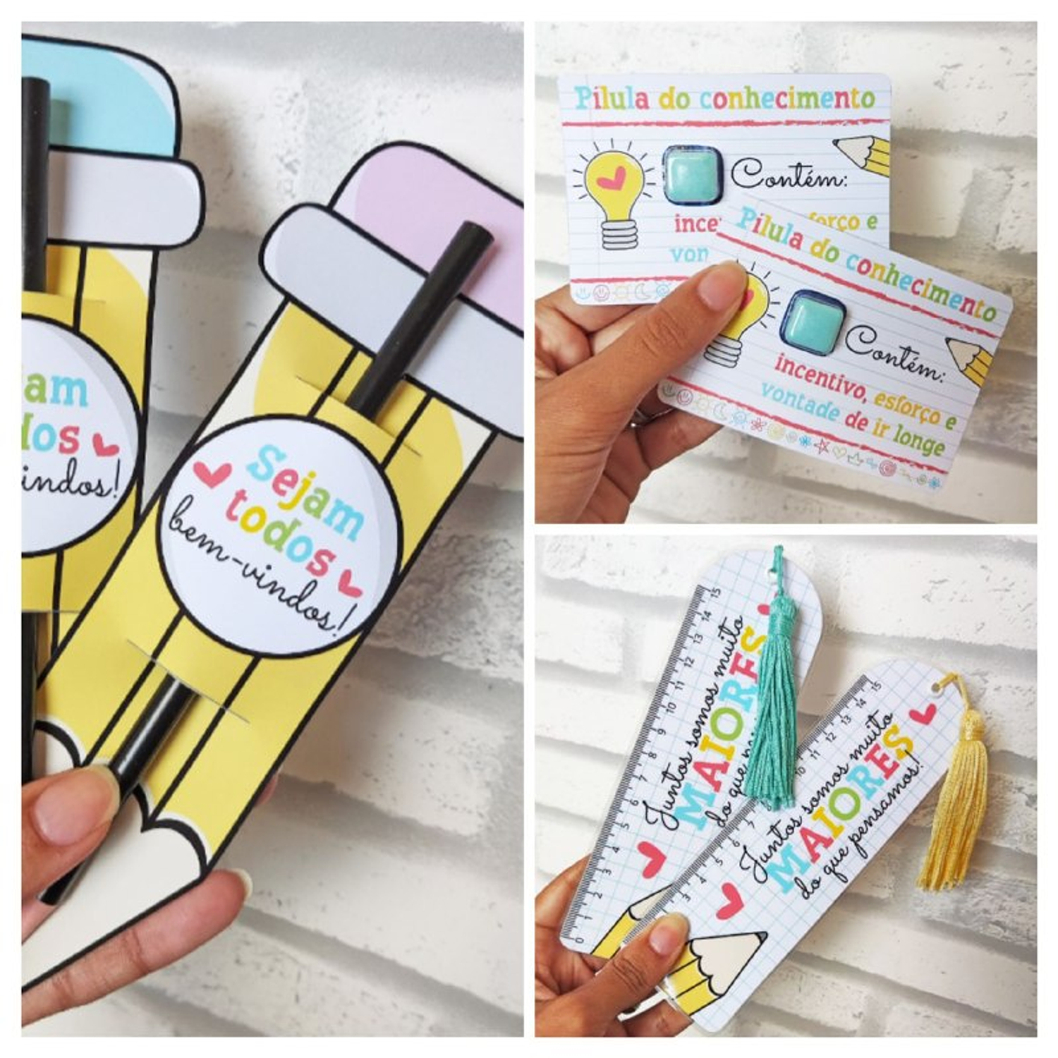 Arquivo Kit Card Recepção Volta as Aulas - Desenhitos da Jana 3