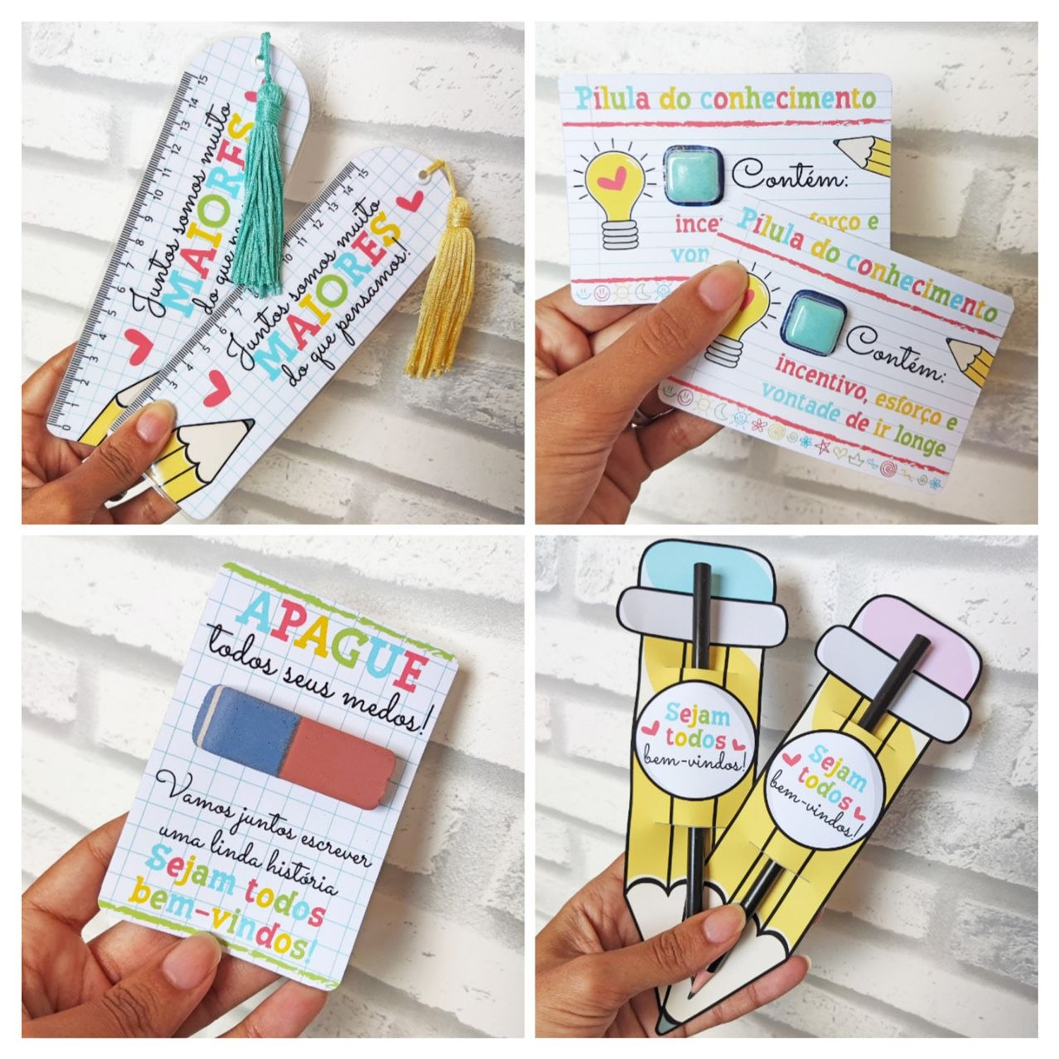 Arquivo Kit Card Recepção Volta as Aulas - Desenhitos da Jana 4