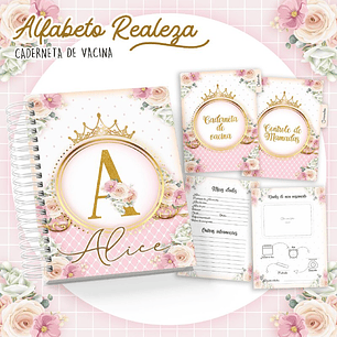 Arquivo Encadernação Caderneta Realeza