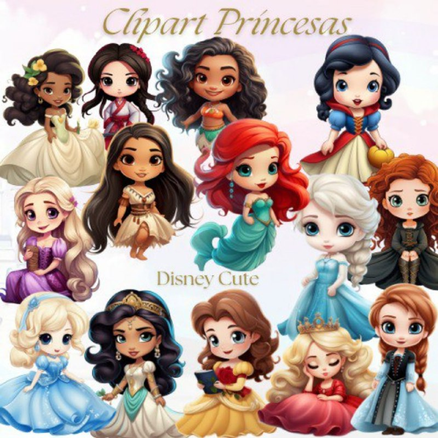 Arquivo Kit Digital Princesas 1