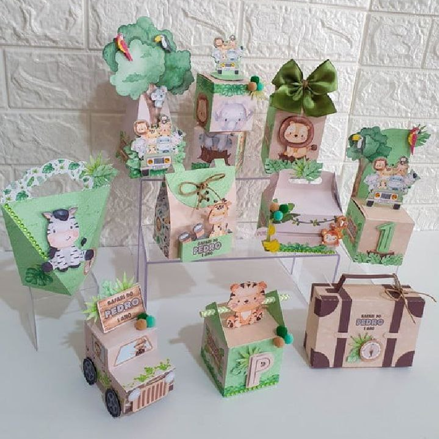 Arquivo Safari Maleta e Carrinho Aquarela