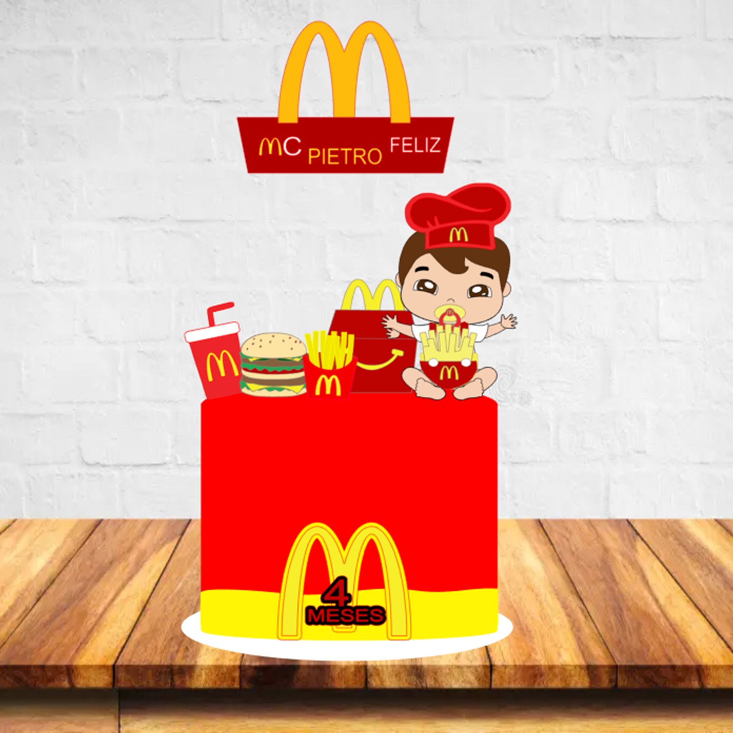 Arquivo Topo Mc Donald Menino Baby