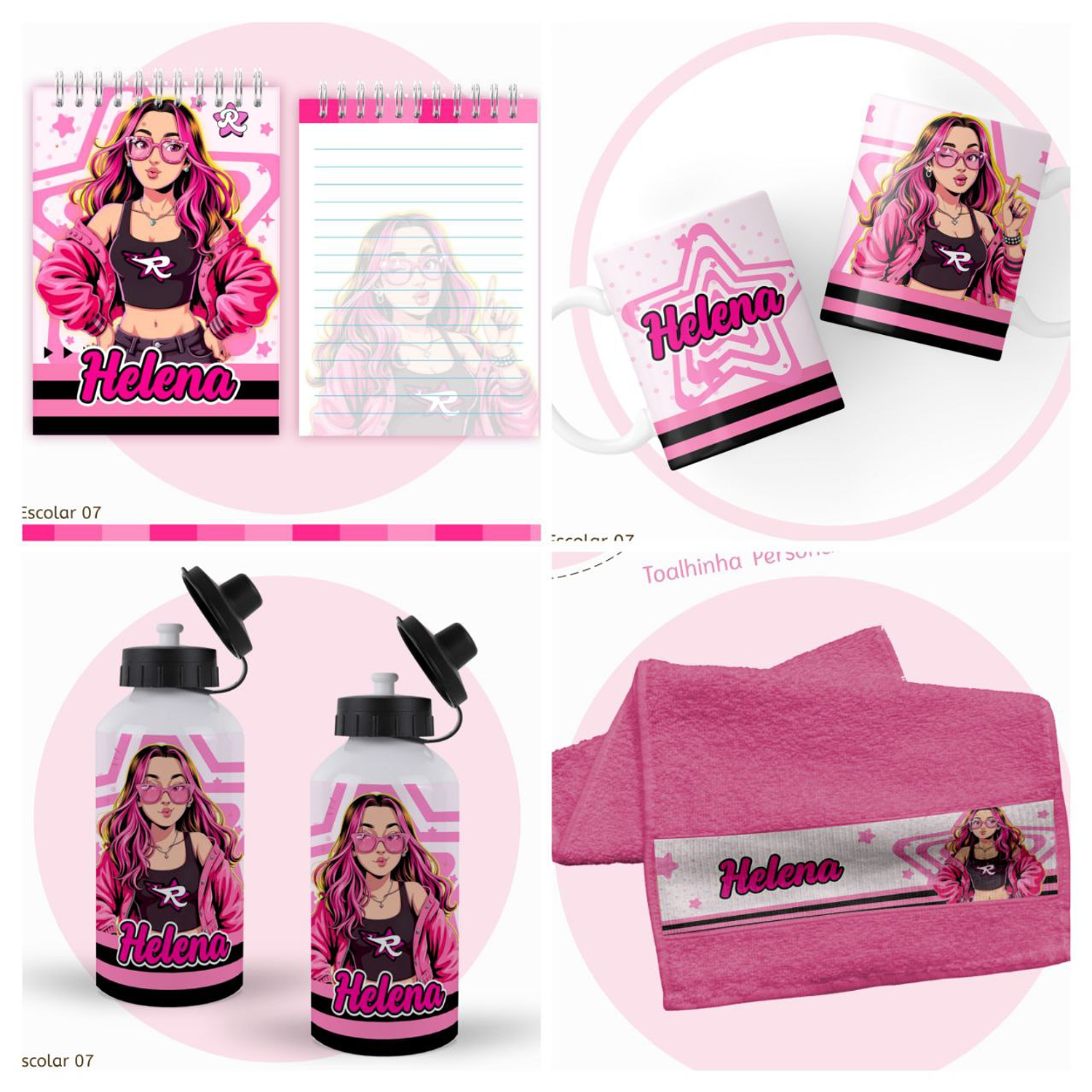 Encadernação Escolar Emilly Vick - Lina Criativa 3