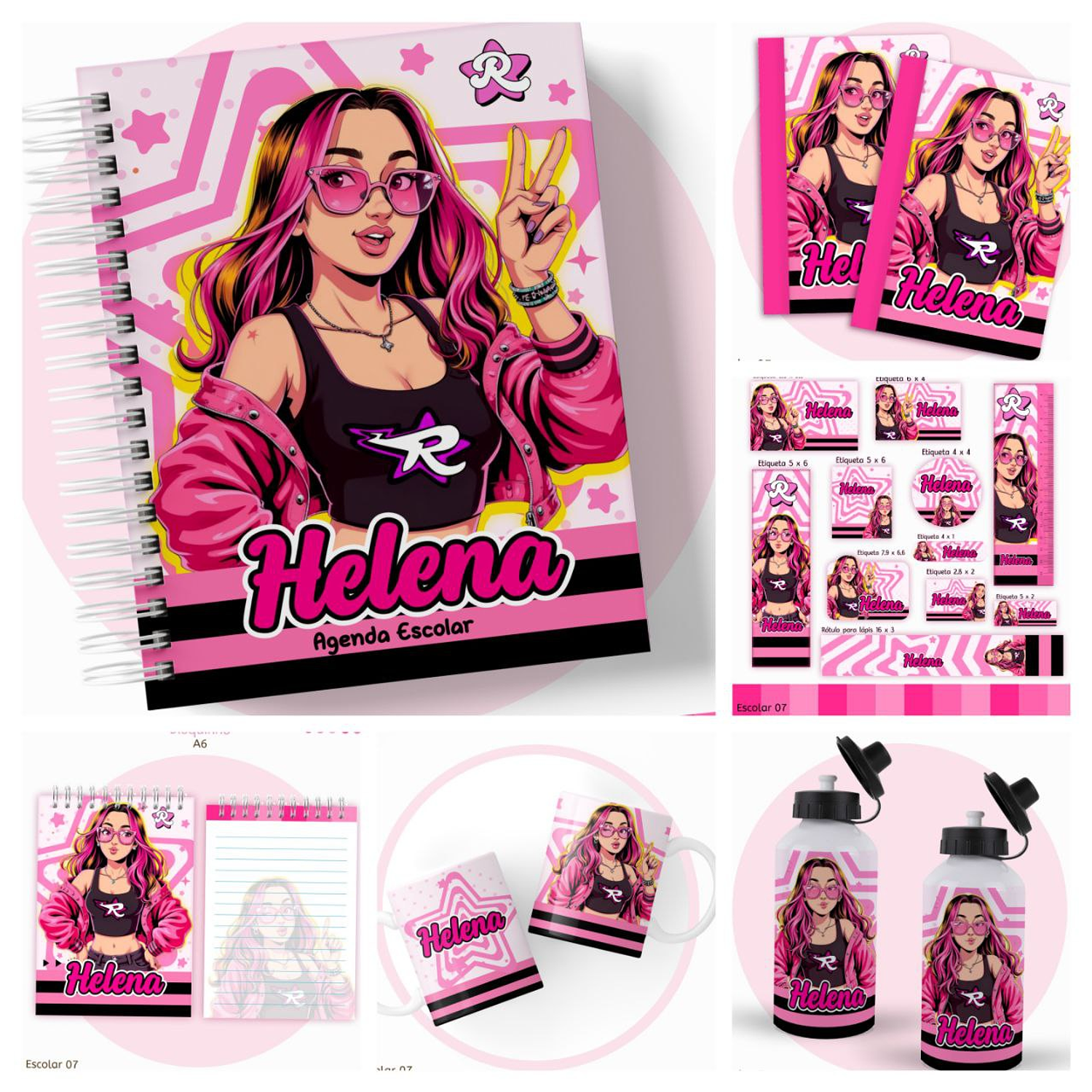 Encadernação Escolar Emilly Vick - Lina Criativa 5