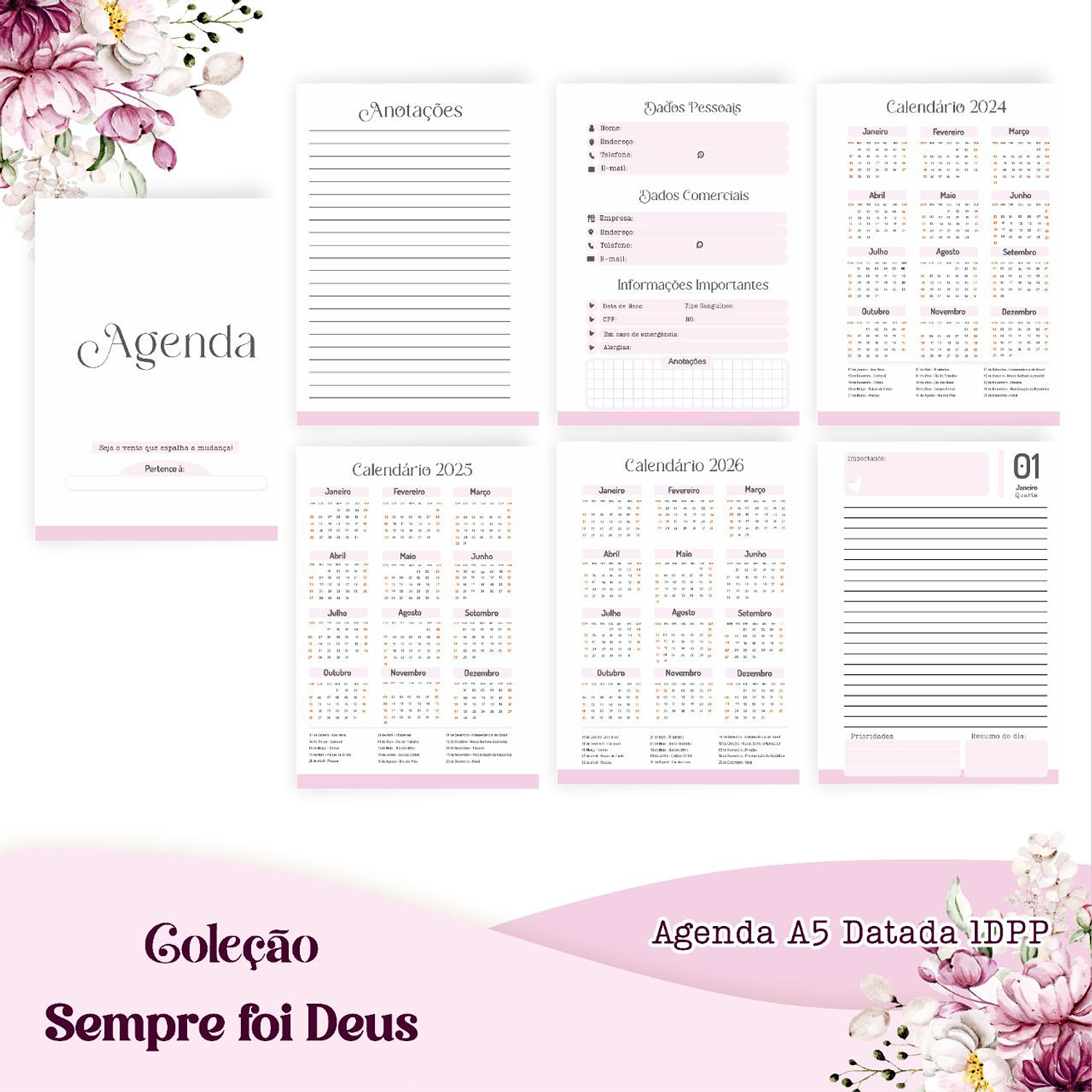 Encadernação Kit Sempre Foi Deus 4