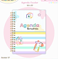 Encadernação Agenda Berçário Baby 2026 - Lina Criativa - Thumbnail 3