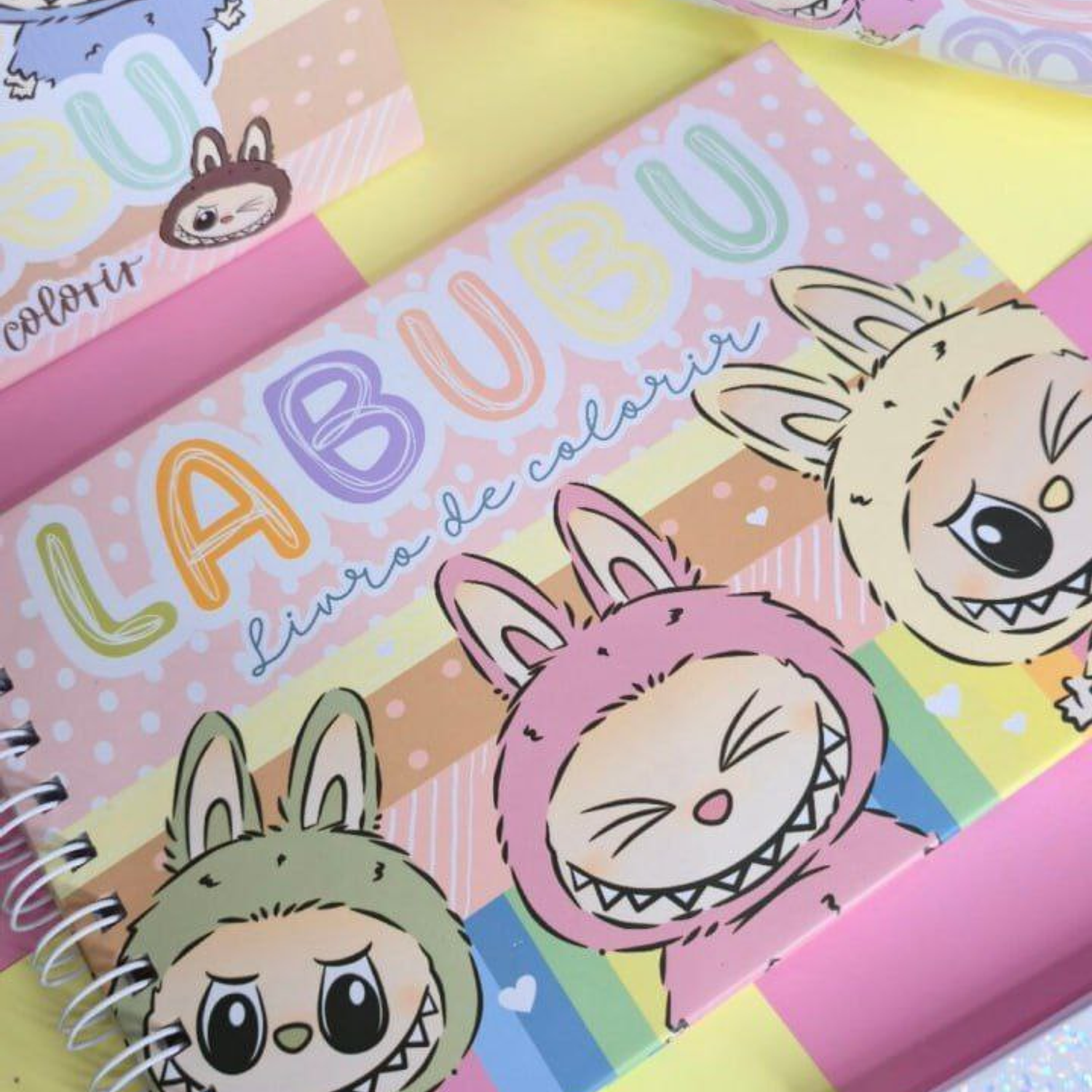 Encadernação Colorir Labubu  2