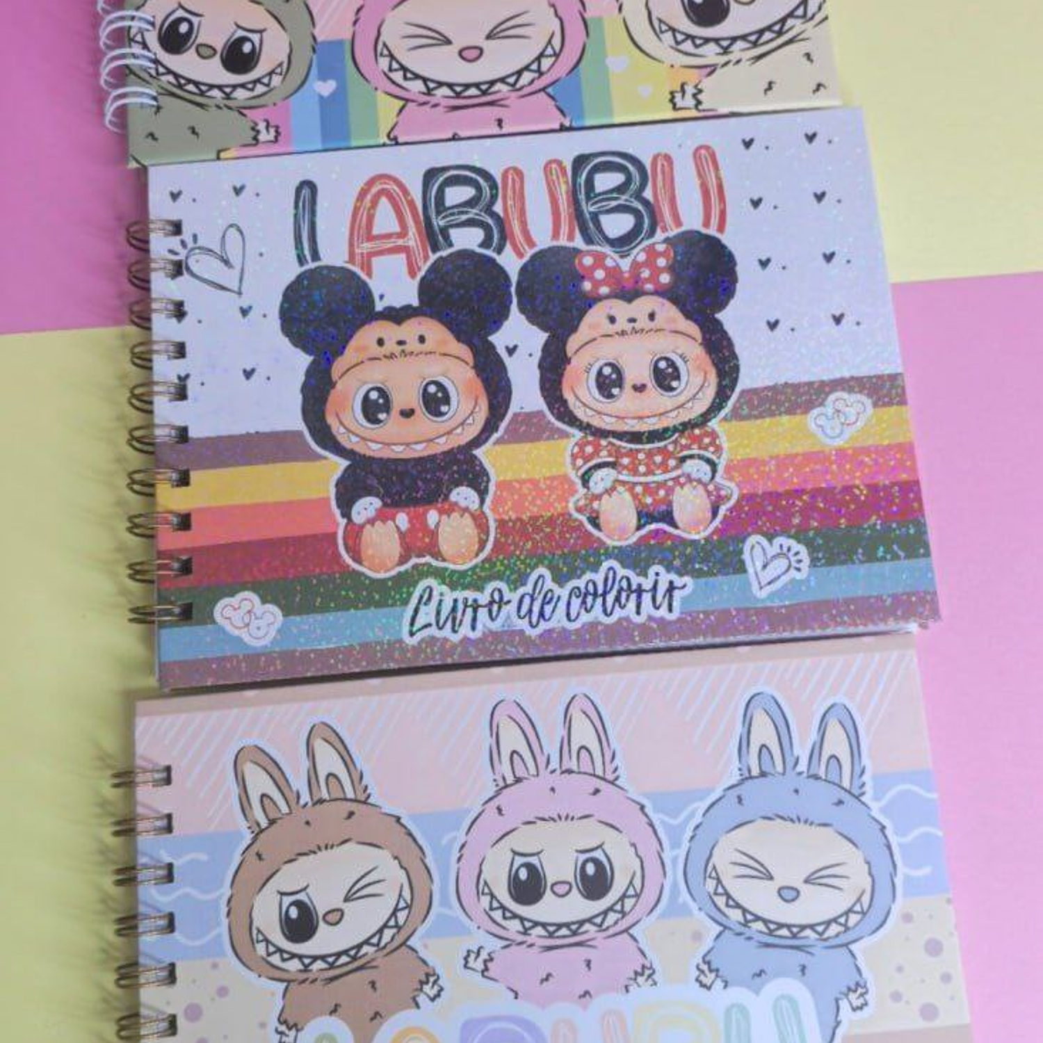 Encadernação Colorir Labubu  4