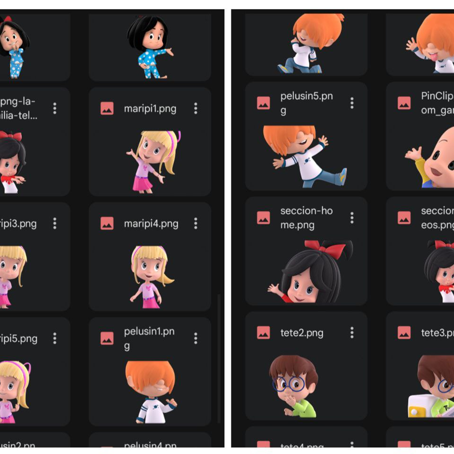 Arquivo Clipart Kit Digital Cleo e Cuquin 2