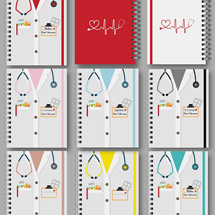 Arquivo Encadernação Kit Capas Enfermagem 2