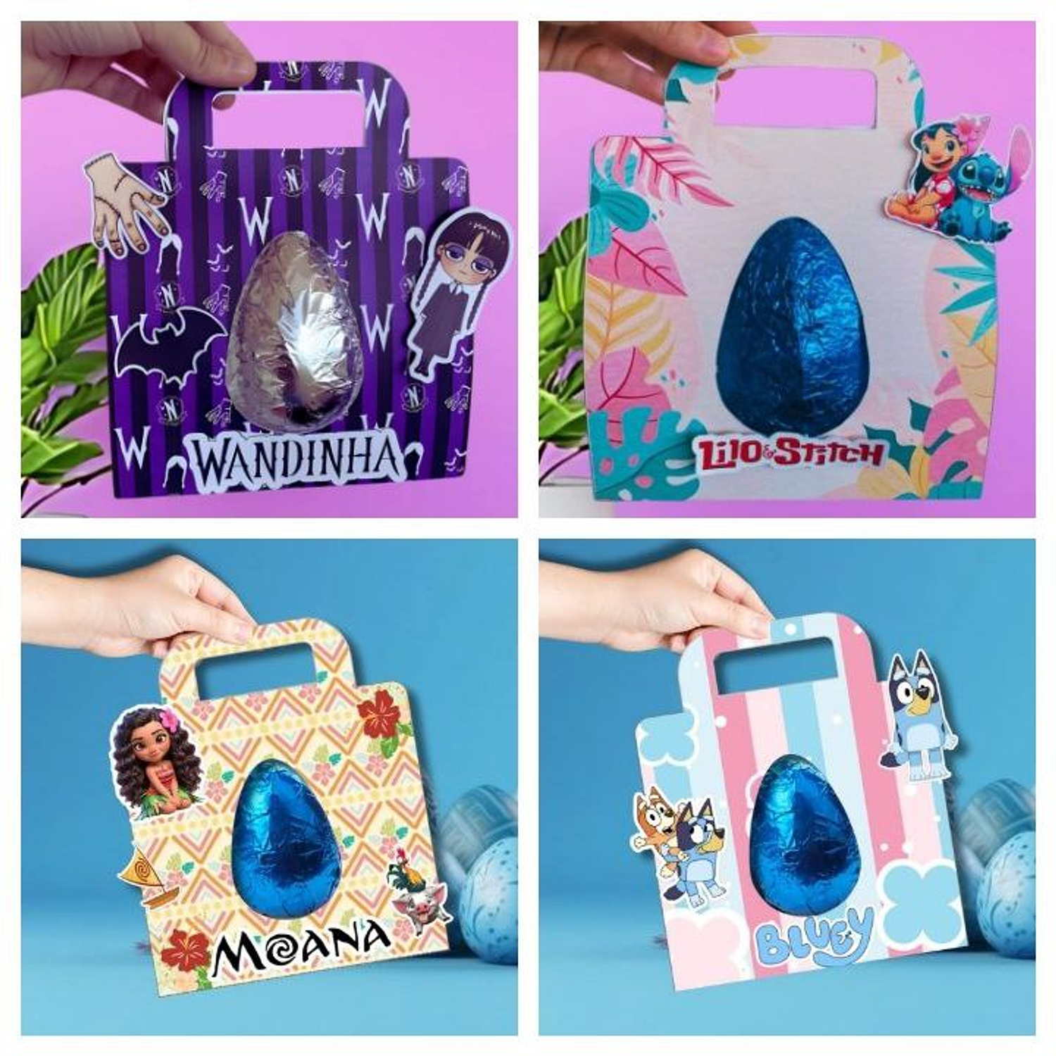 Arquivo Kit Sacolinhas Ovo De Páscoa 150, 250g e 300g 3