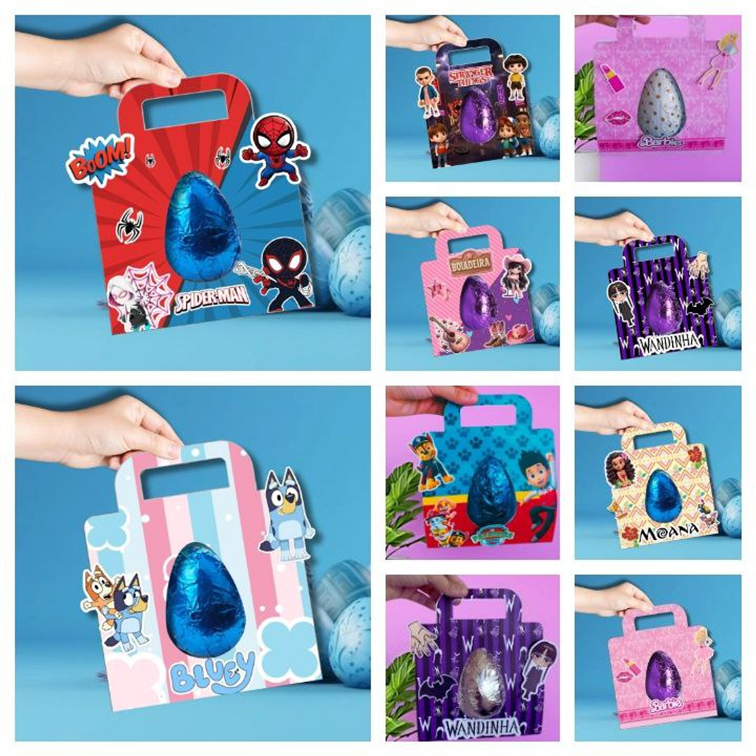 Arquivo Kit Sacolinhas Ovo De Páscoa 150, 250g e 300g 11