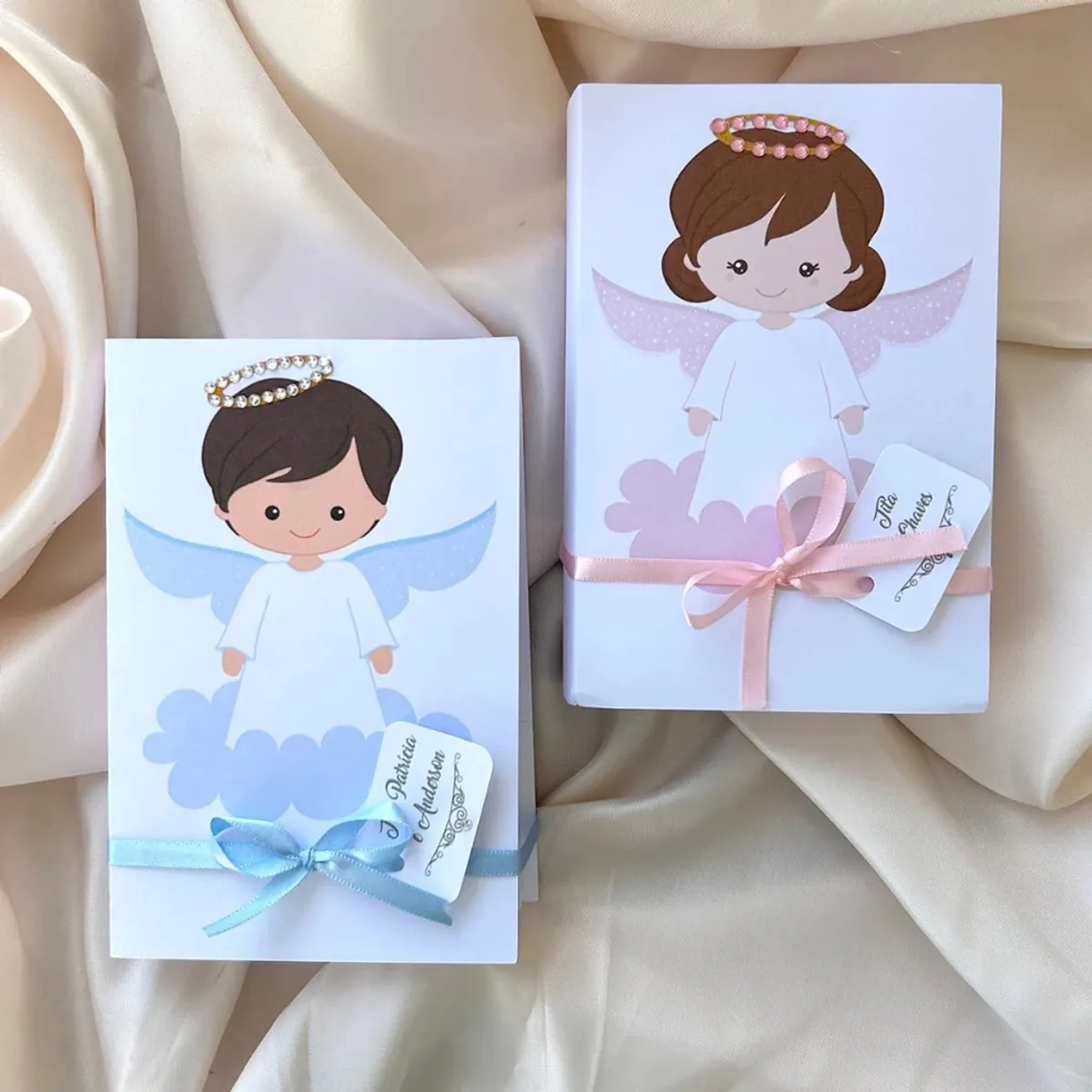 Arquivo Caixa Convite Batizado Menino e Menina 5