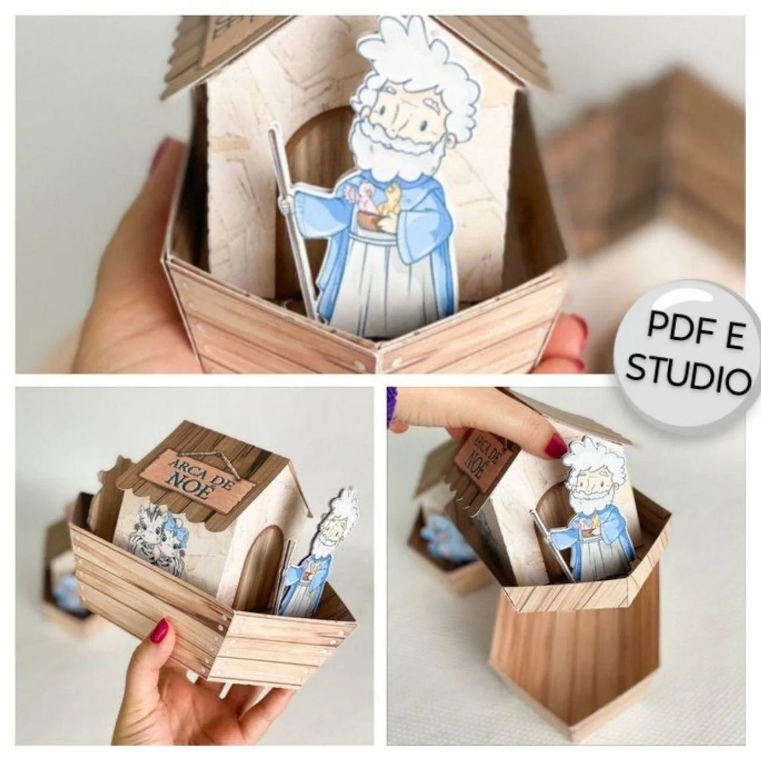 Arquivo Centro de Mesa  Arca de Noé 1