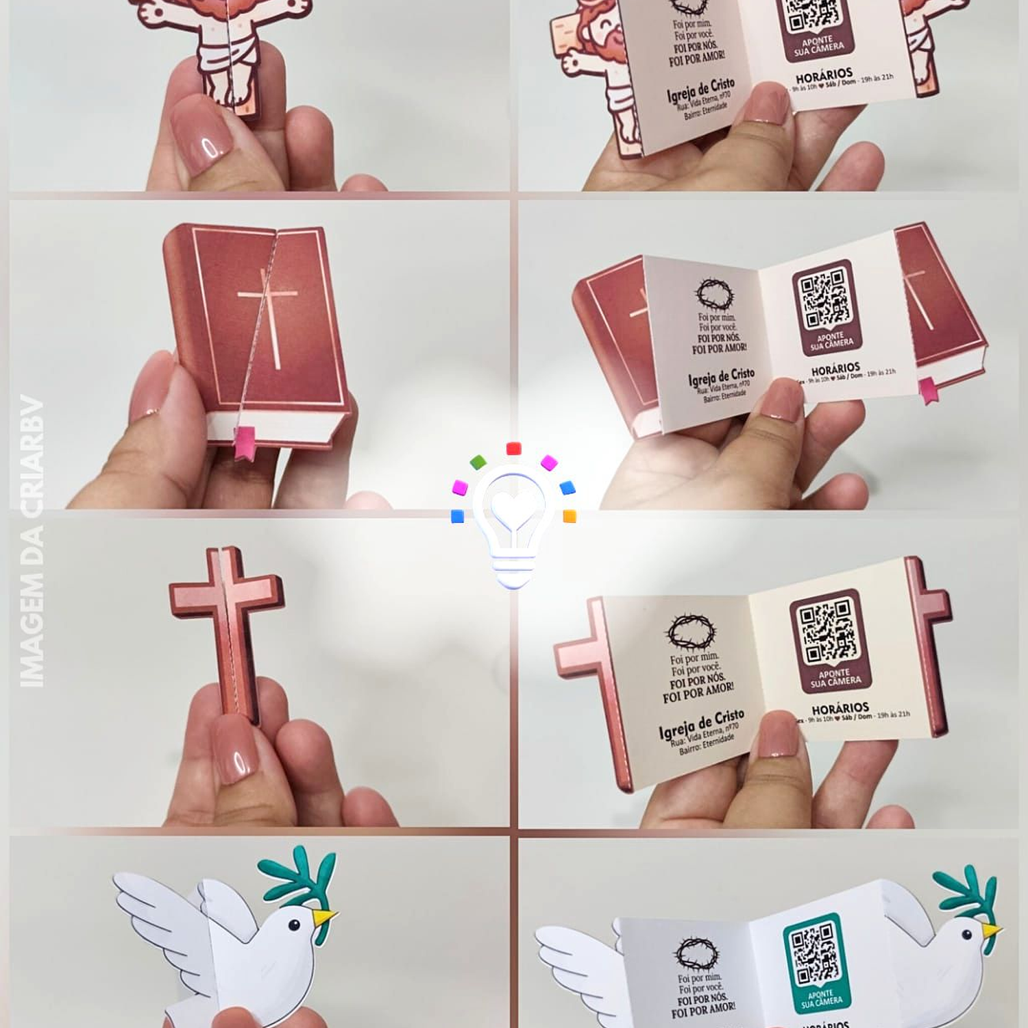 Arquivo Cartão Retrovisor Cristão - Criar bv 1