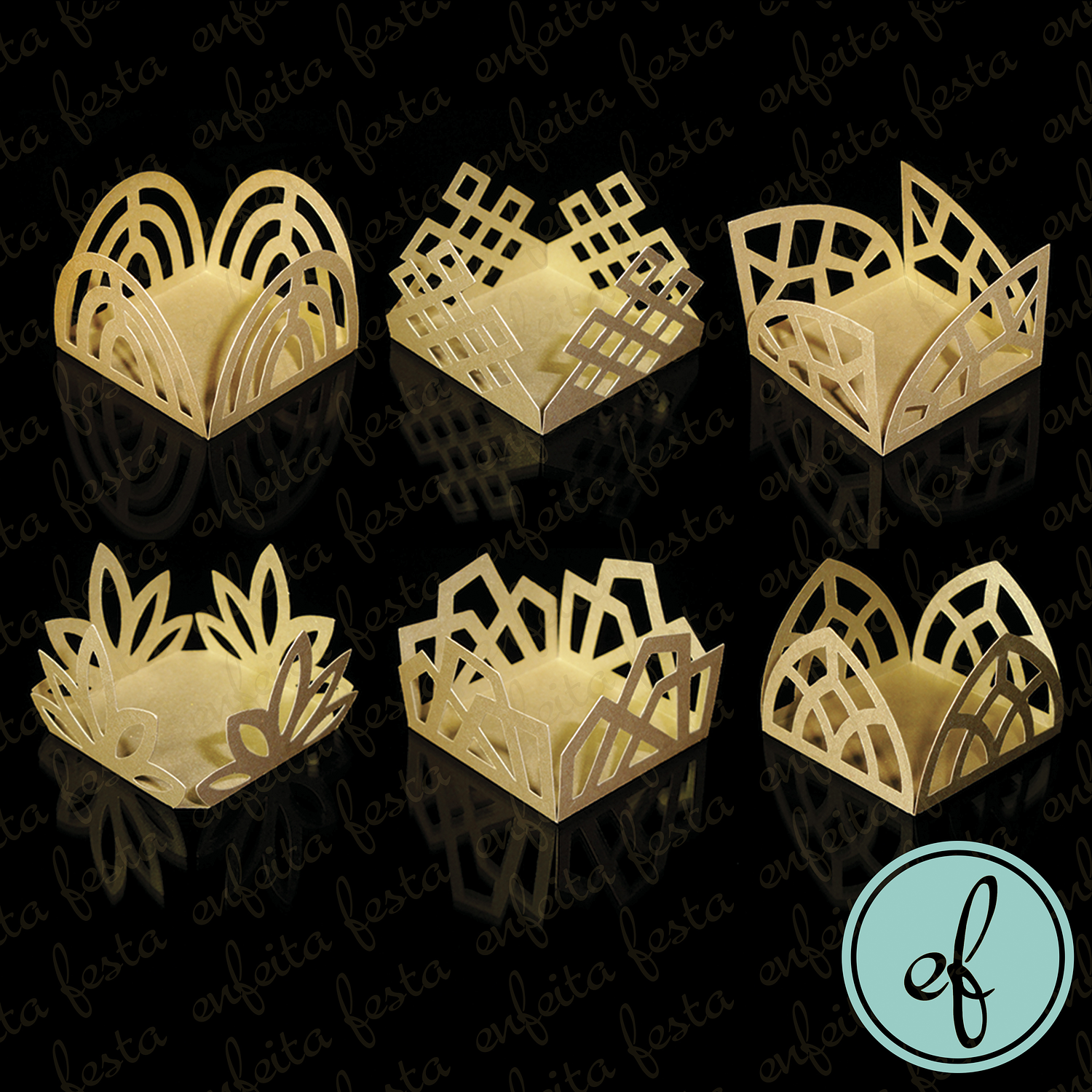 Arquivo Kit 12 Forminhas Rendadas - Enfeita Festa   3