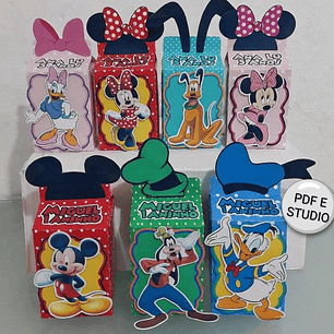 Arquivo Kit Caixa Turma do Mickey 2