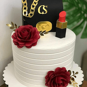 Arquivo Topo Batom e Bolsa Floral