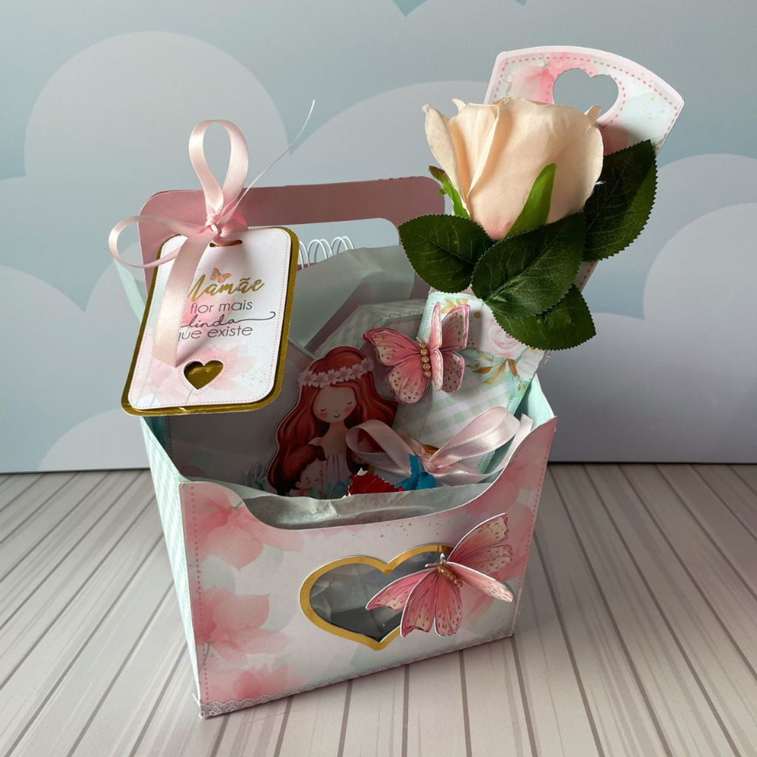 Arquivo Kit Dia das Mães Borboleta Clean - Luxo Supremo - Lina Criativa 4