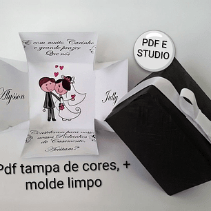 Arquivo Caixa Convite Noivos