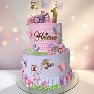 Arquivo Topo Jardim Luxo Com Boneca Flores Realistas