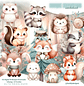 Kit Digital Bosque Enca - Fanddy Designer - Thumbnail 1