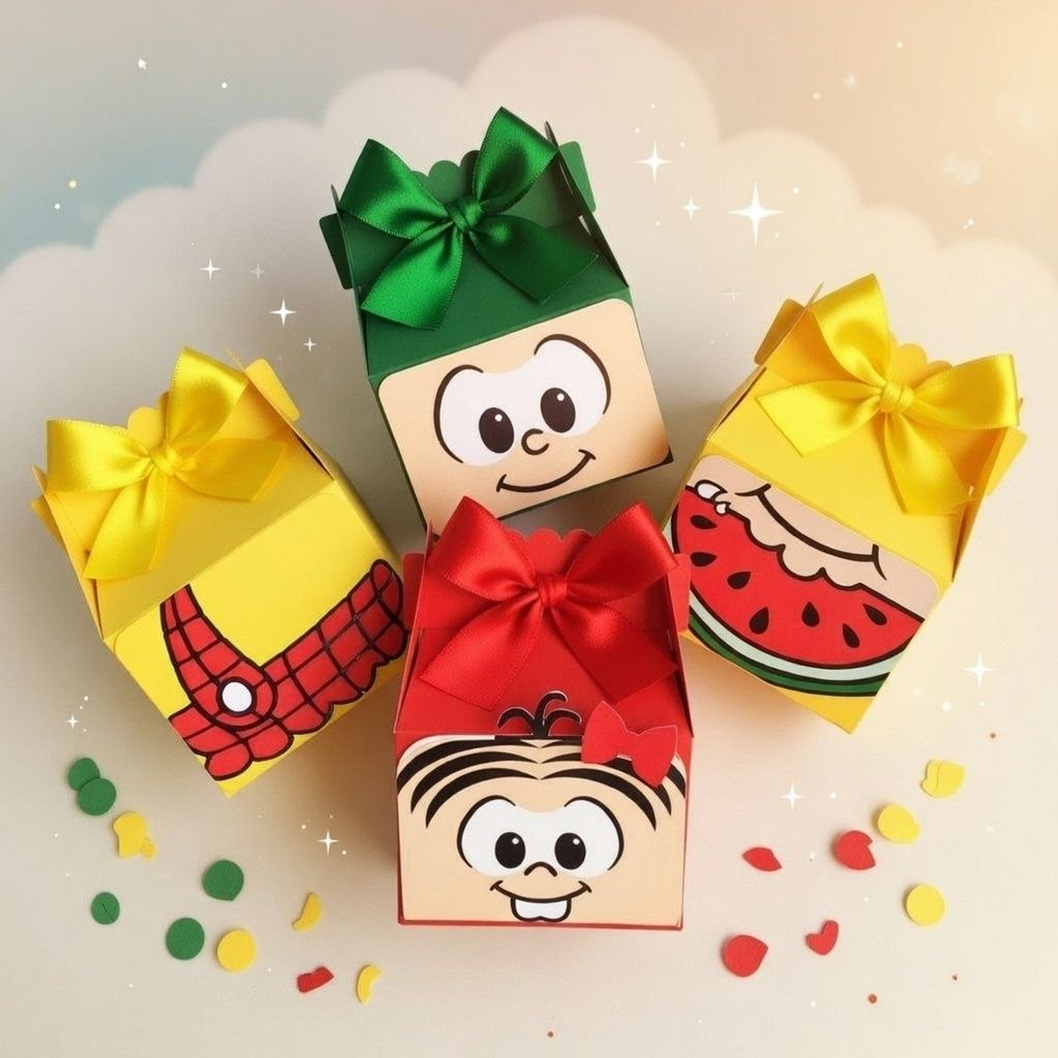 Arquivo Kit Caixa Maletinha Turma Da Mônica Personagens  1